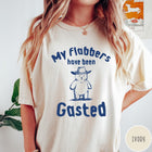Comfort Colors tee in Ivory featuring illustrated style bear wearing a cowboy hat and text graphic